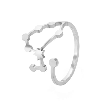 Minimalist Handmade Zodiac Ring