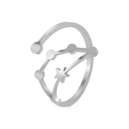 Minimalist Handmade Zodiac Ring