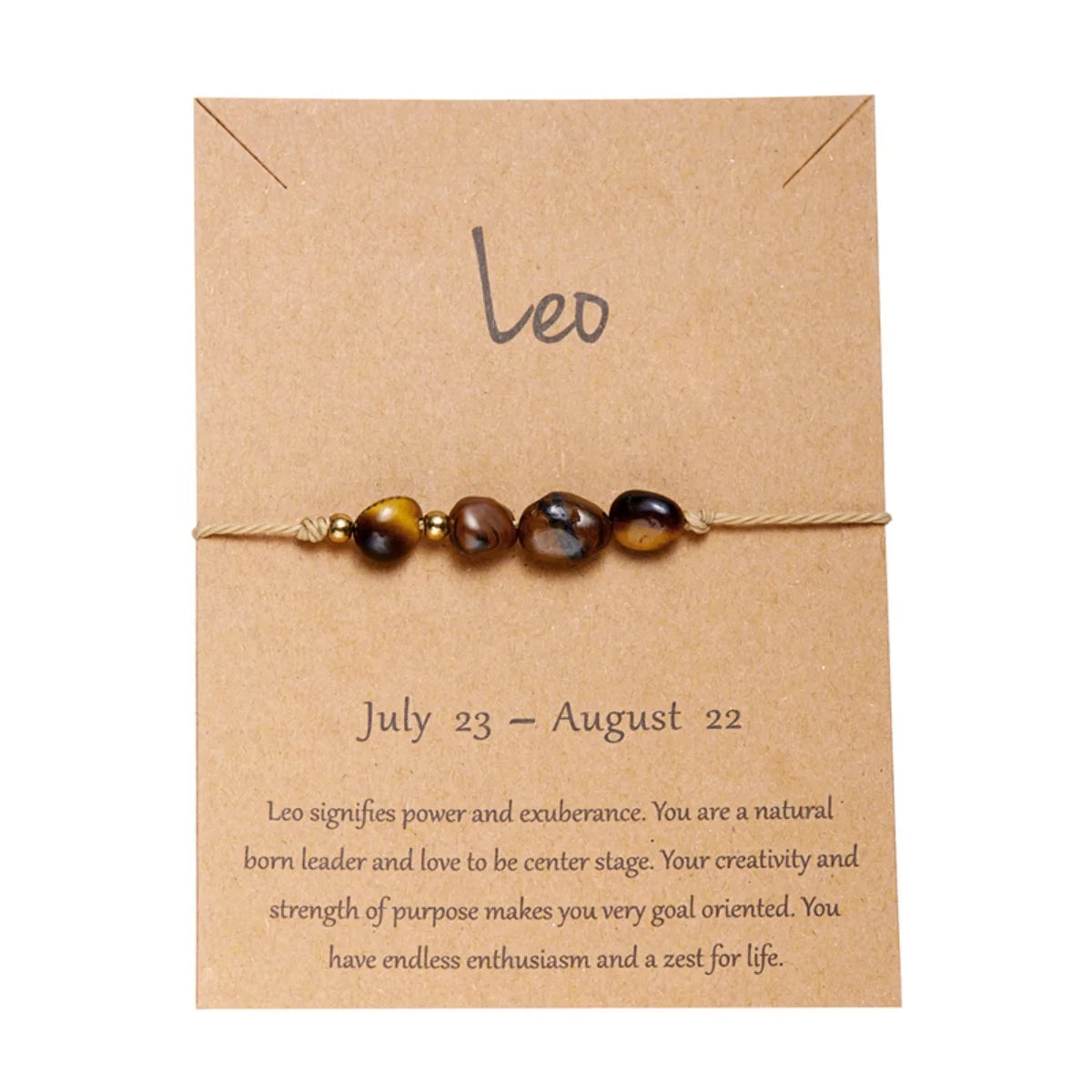 Handmade Birthstone Bracelets