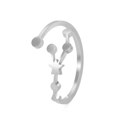 Minimalist Handmade Zodiac Ring