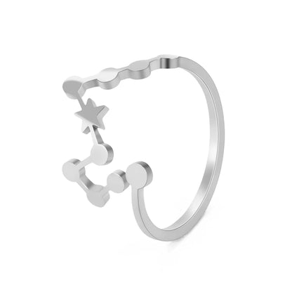 Minimalist Handmade Zodiac Ring