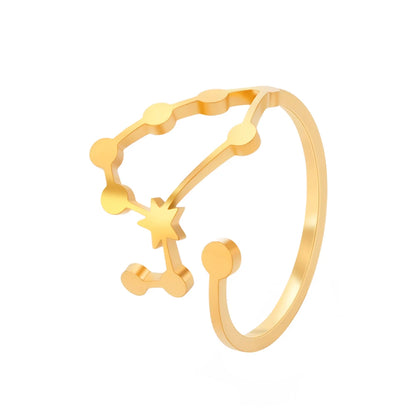 Minimalist Handmade Zodiac Ring