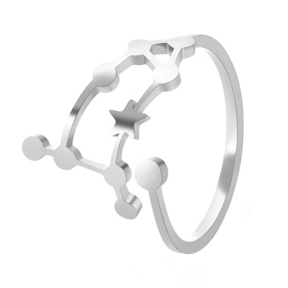 Minimalist Handmade Zodiac Ring