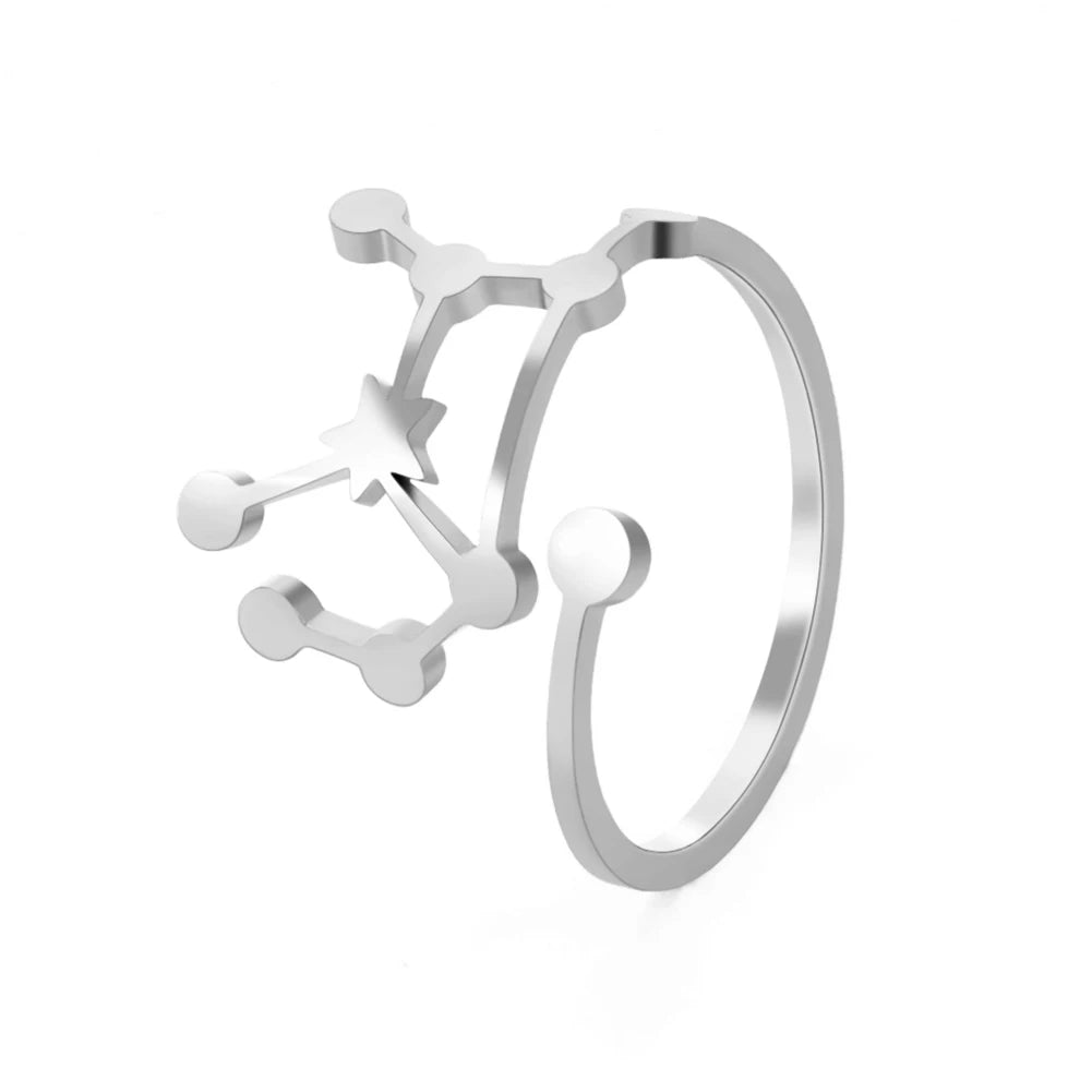 Minimalist Handmade Zodiac Ring