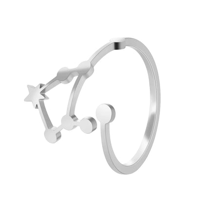 Minimalist Handmade Zodiac Ring