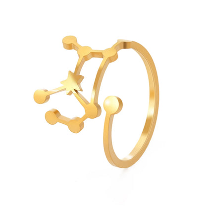Minimalist Handmade Zodiac Ring
