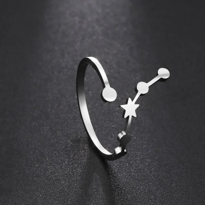 Minimalist Handmade Zodiac Ring