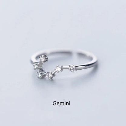 Handmade zodiac rings