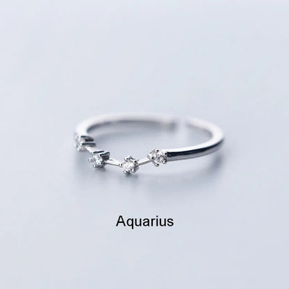 Handmade zodiac rings