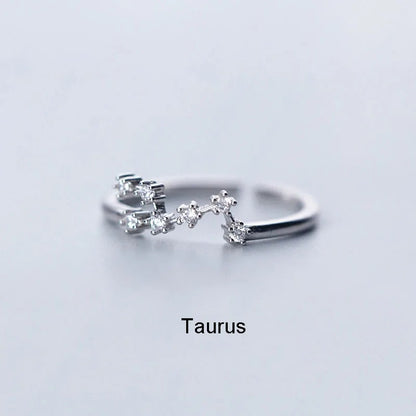 Handmade zodiac rings