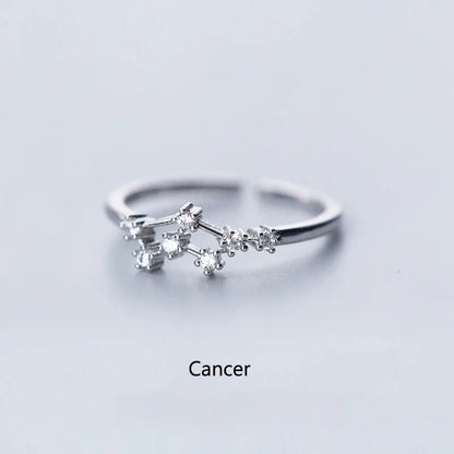 Handmade zodiac rings